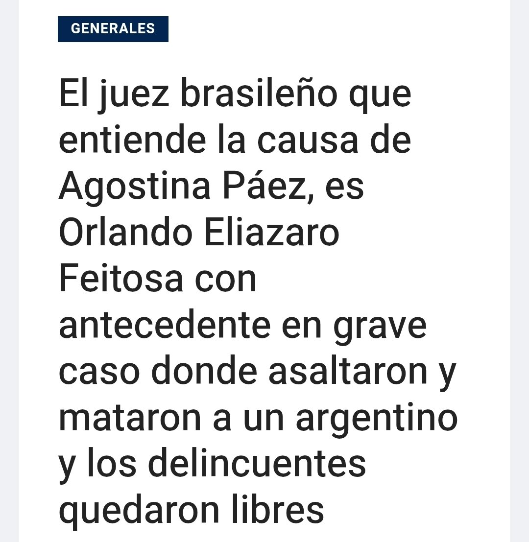 ResnicoffMartin's tweet image. El mismo juez que metió presa a una argentina por una morisqueta dejó libre a una banda de brasileros que masacreron a un argentino.
La desproporción es difícil de ignorar.