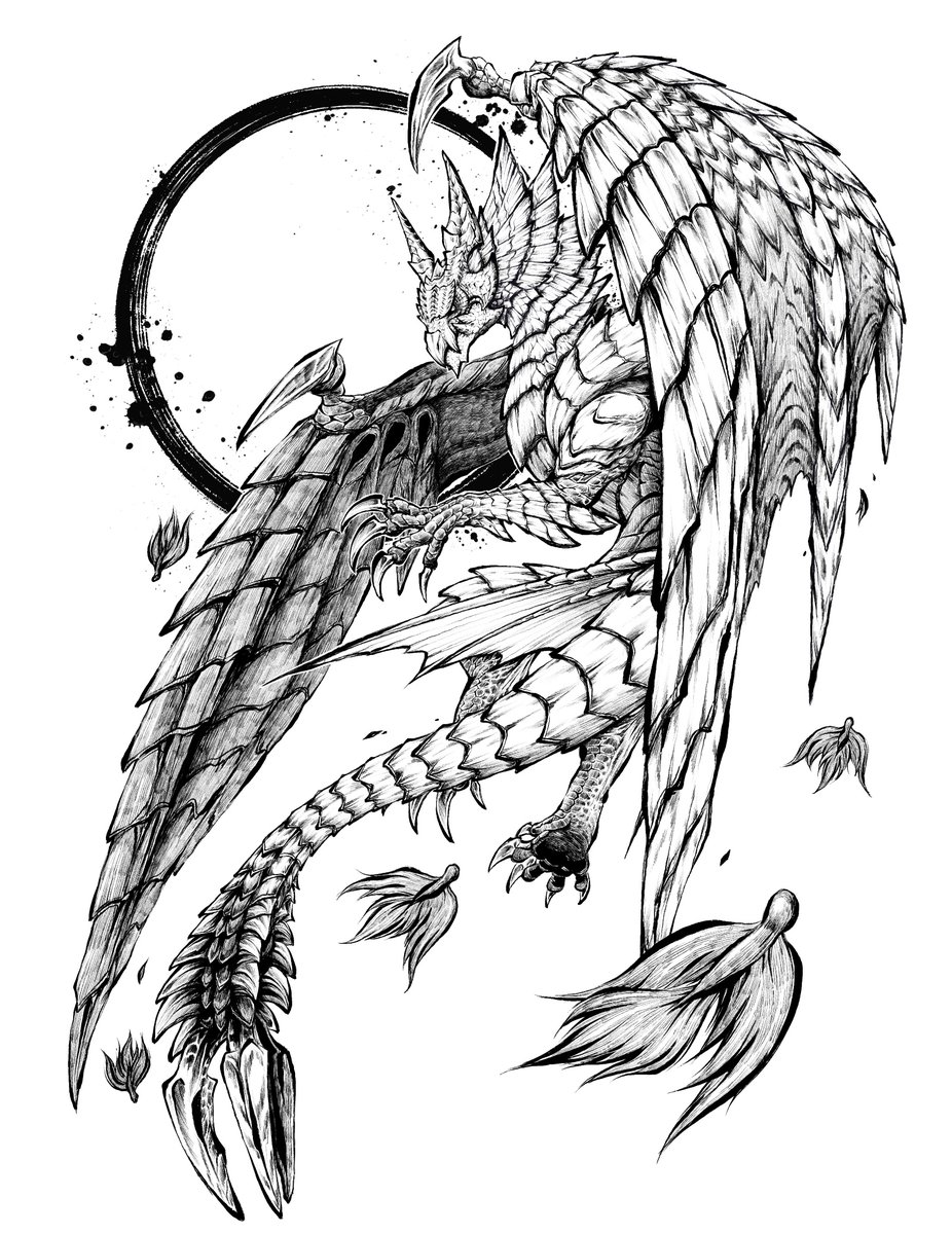 It’s done! Primordial Malzeno from MHRise/Sunbreak #malzeno #mhrise #monsterhunter