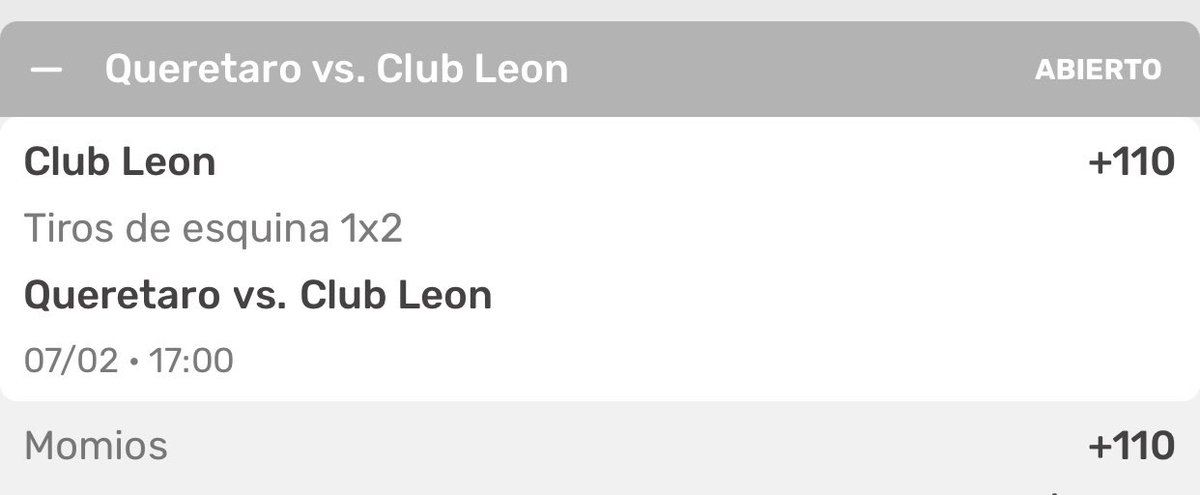 Queretaro ha tenido la menor cantidad de córneres en 18 de sus últimos 23 partidos.

Si la juegas: 
Deja tu Like y RT