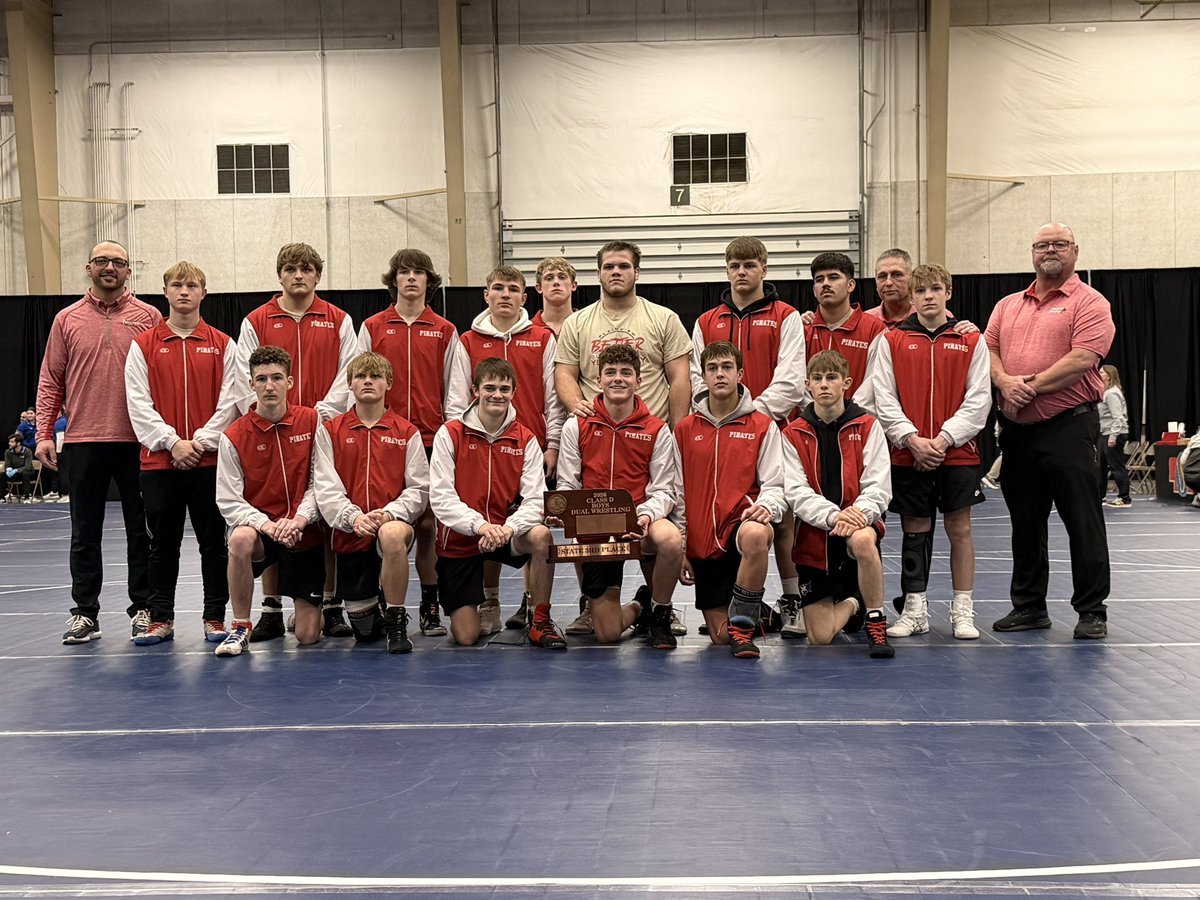 NEBwrestle's tweet photo. Class D Third Place 🥉- Plainview 
Class D Fourth Place - Shelby Rising City https://t.co/7DQQ2Ytofa