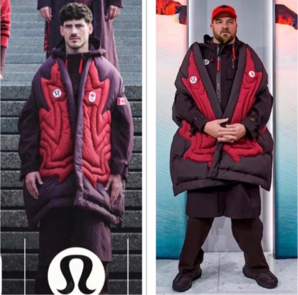 Once upon a time, Canada was globally respected. Deflate an athletes confidence and dress him like a fool.