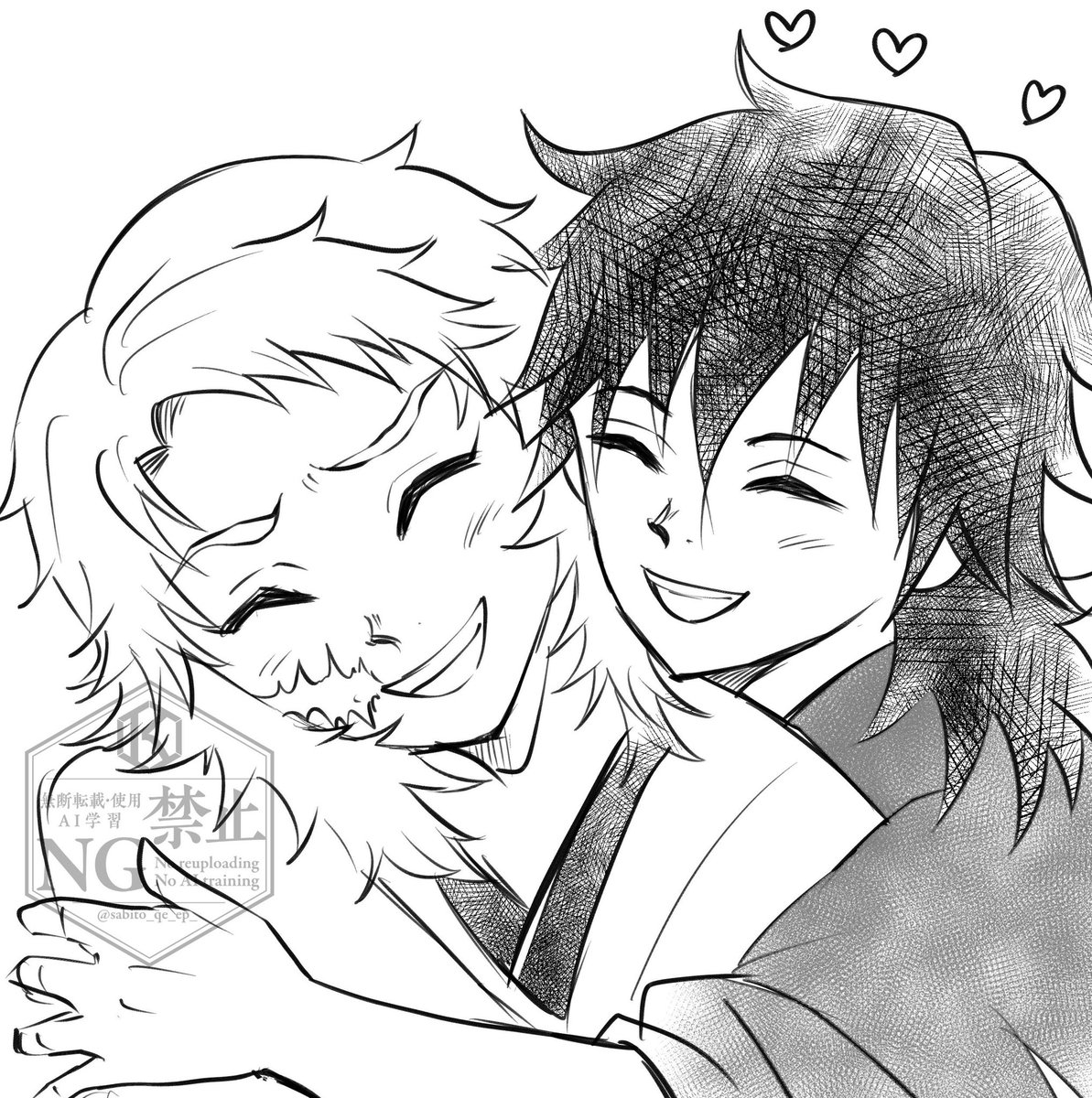 ぎゆさん誕生日おめでとうございます🎊
さびぎゅ開催おめでとうございます㊗️

取り急ぎ描いた