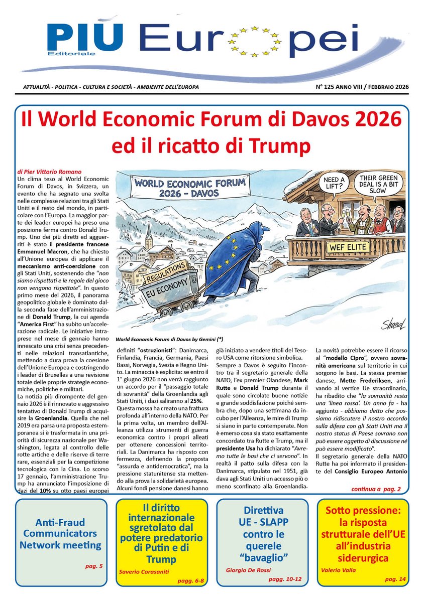 ‘PIU’Europei’ n.125 / Febbraio 2026
piueuropei.eu/wp-content/upl…