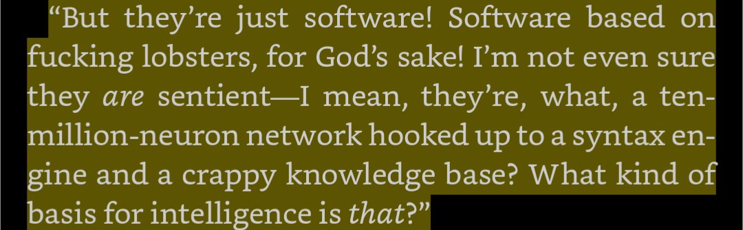 Accelerando is on point given the <a href="/openclaw/">OpenClaw🦞</a> zeitgeist. H/t <a href="/james/">james</a>