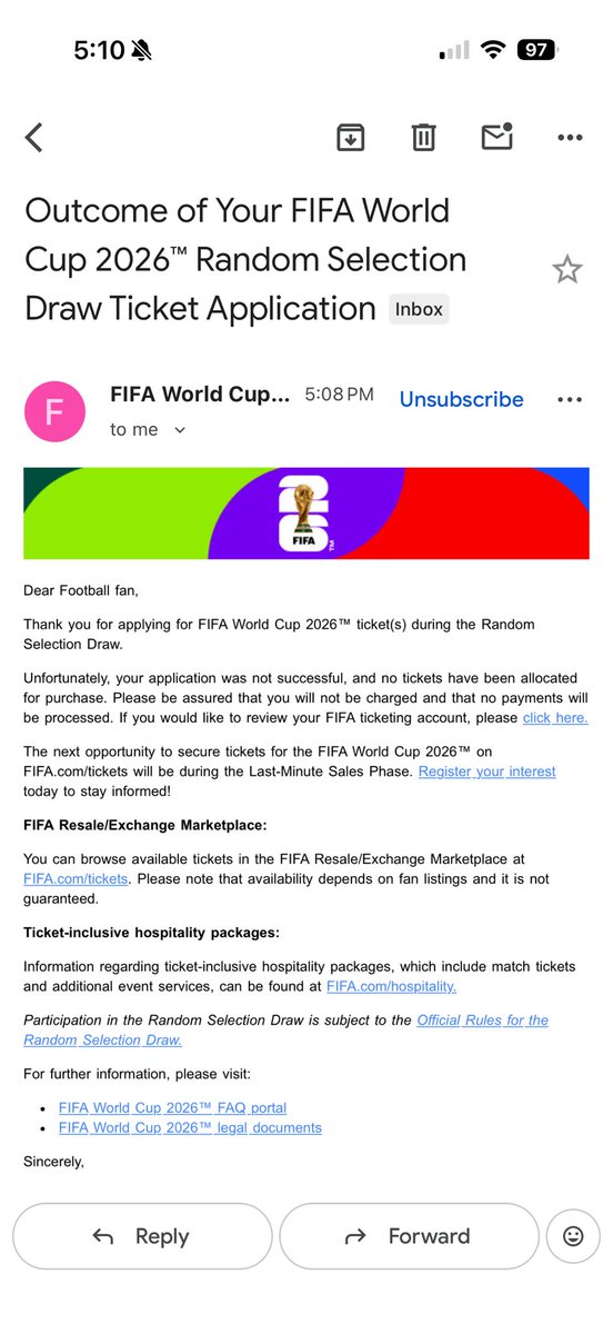 NicolasHS9910's tweet image. No gané el sorteo, pero tampoco les voy a pagar 10 veces más en su reventa inventada @fifacom_es @fifaworldcup_es 😡😡 #CorruptFIFA