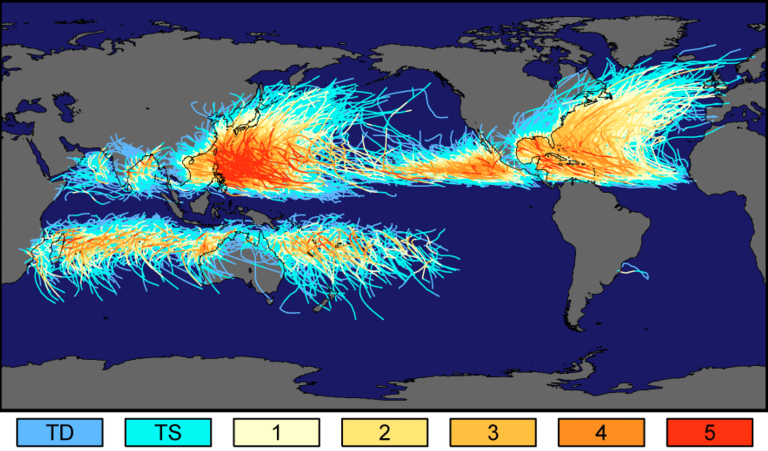 amazingmap's tweet image. No hurricane has ever crossed the Earth’s equator
