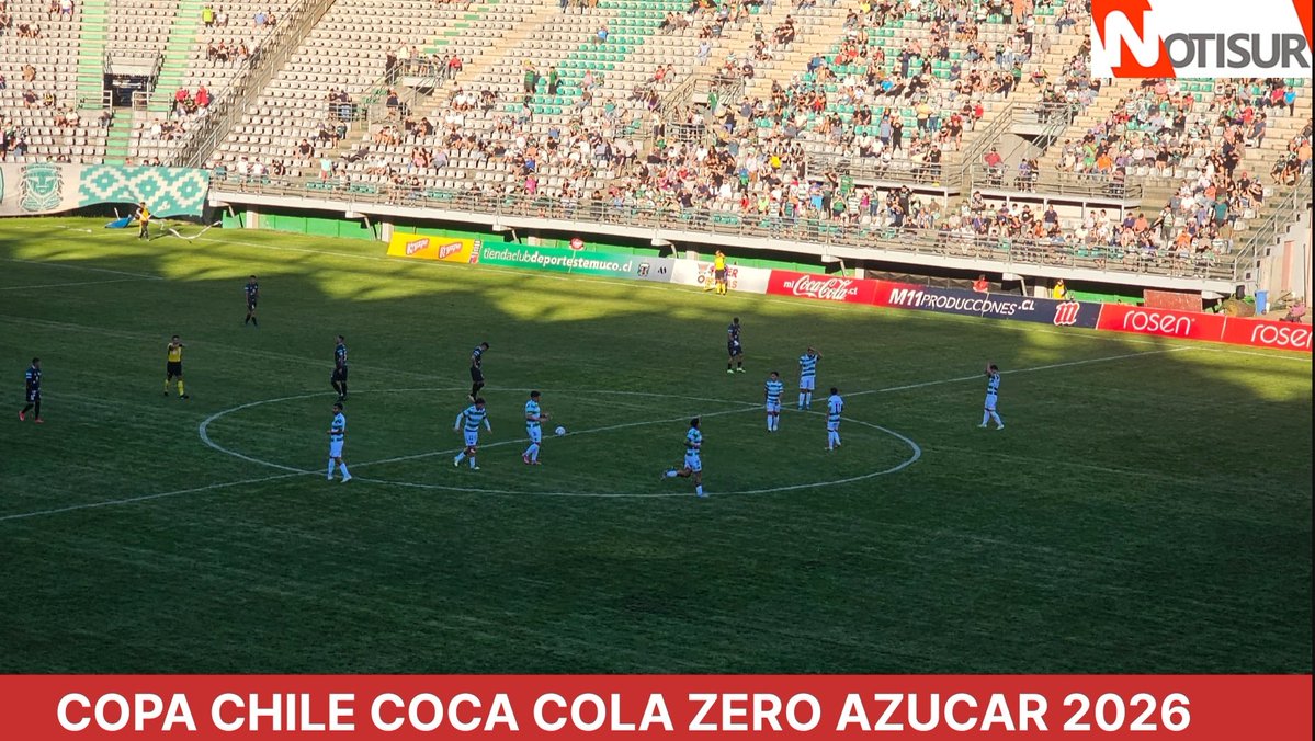 GOOOOL de #Temuco
Nicolás Astete anota al minuto 84
Deportes Temuco 1 -1 Deportes Puerto Mont
- Copa Chile Coca Cola Zero Azucar
