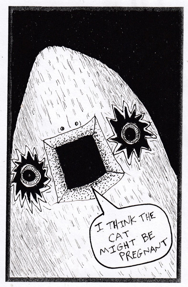 From MossComs #6 instagram.com/p/C640tHRiL5v/… bmossman.com #bmossman #bradmossman #micron #sakura #comics #9panelcomics #surrealcomics #psychedeliccomics #art #penandink #indiaink #inkonpaper #painting #brushandink