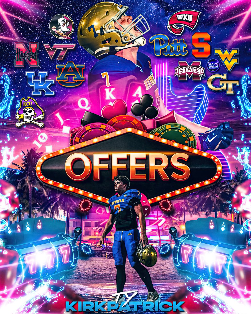 Tykirkpatrick28's tweet image. Blessed to have these offers as a sophomore!!!#co2028 @Reach_NIL 

@SWiltfong_ @GregSmithRivals
@adamgorney @samspiegs @CharlesPower
@CodyBellaire @HunterShelton_ @Andrew_Ivins @BrianDohn247 @bmarcello @AllenTrieu
@AnnaH247 @zach_goodall
@GregSmithRivals @adamgorney
@CodyBellaire…