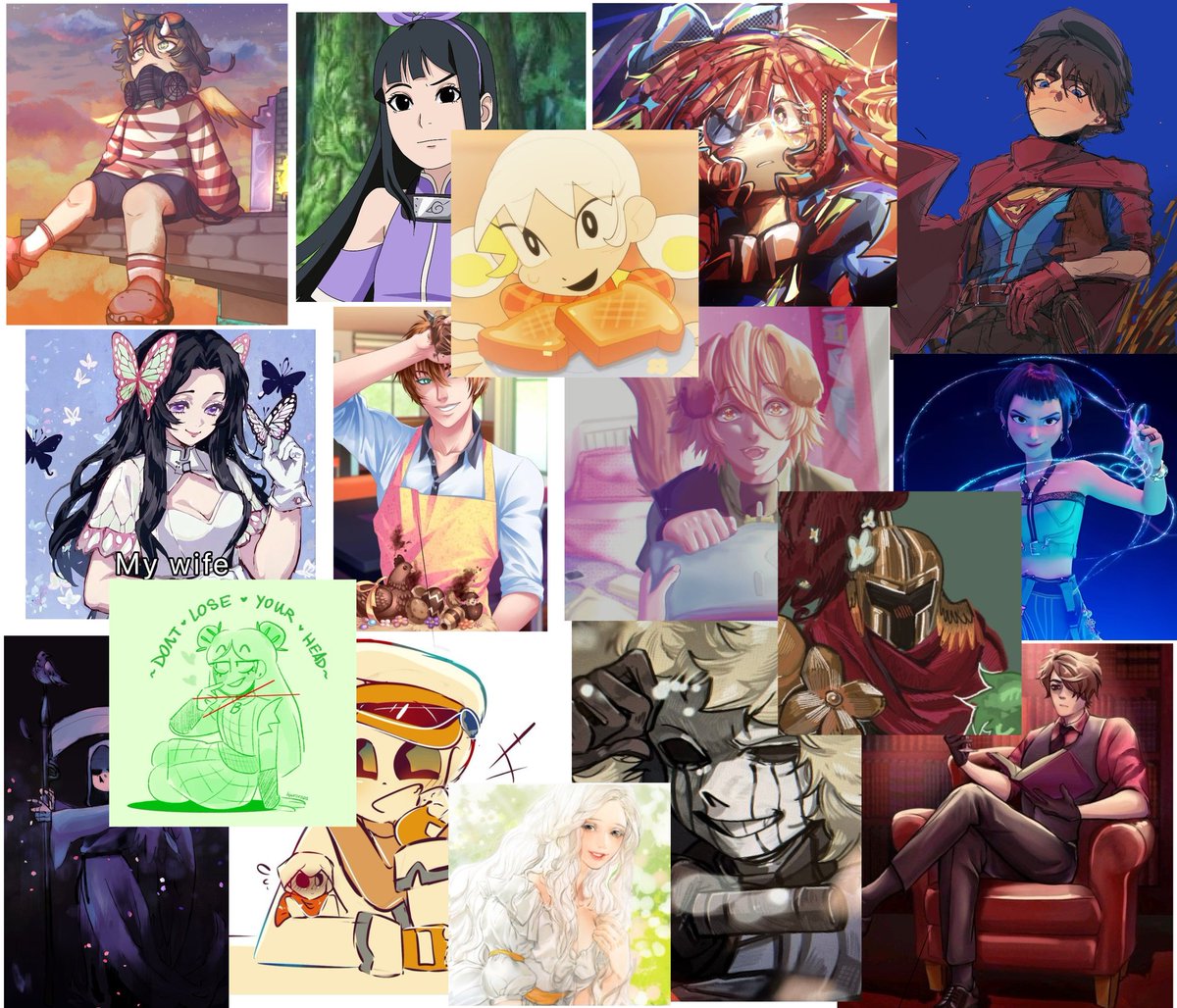 Dear_love2009's tweet photo. Nada que ver pero aqui una recopilación de todos mis personajes fav (O eso creo- si se me olvido uno luego lo agrego), algunos son creaciones de los fandoms pero aun asi los amo mucho 😗 https://t.co/gb58oyjvjD