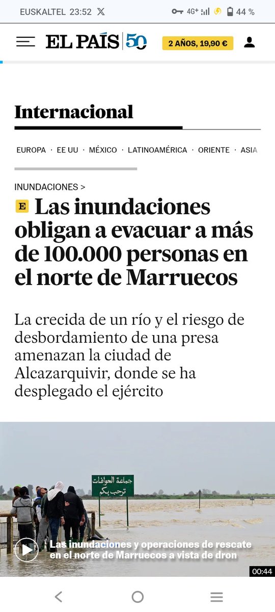 Marruecos inundado por culpa del programa de modificación del clima de Hassan, Al Gaith. Porque se está inundando el sur de España?. 
No se puede jugar con la naturaleza.