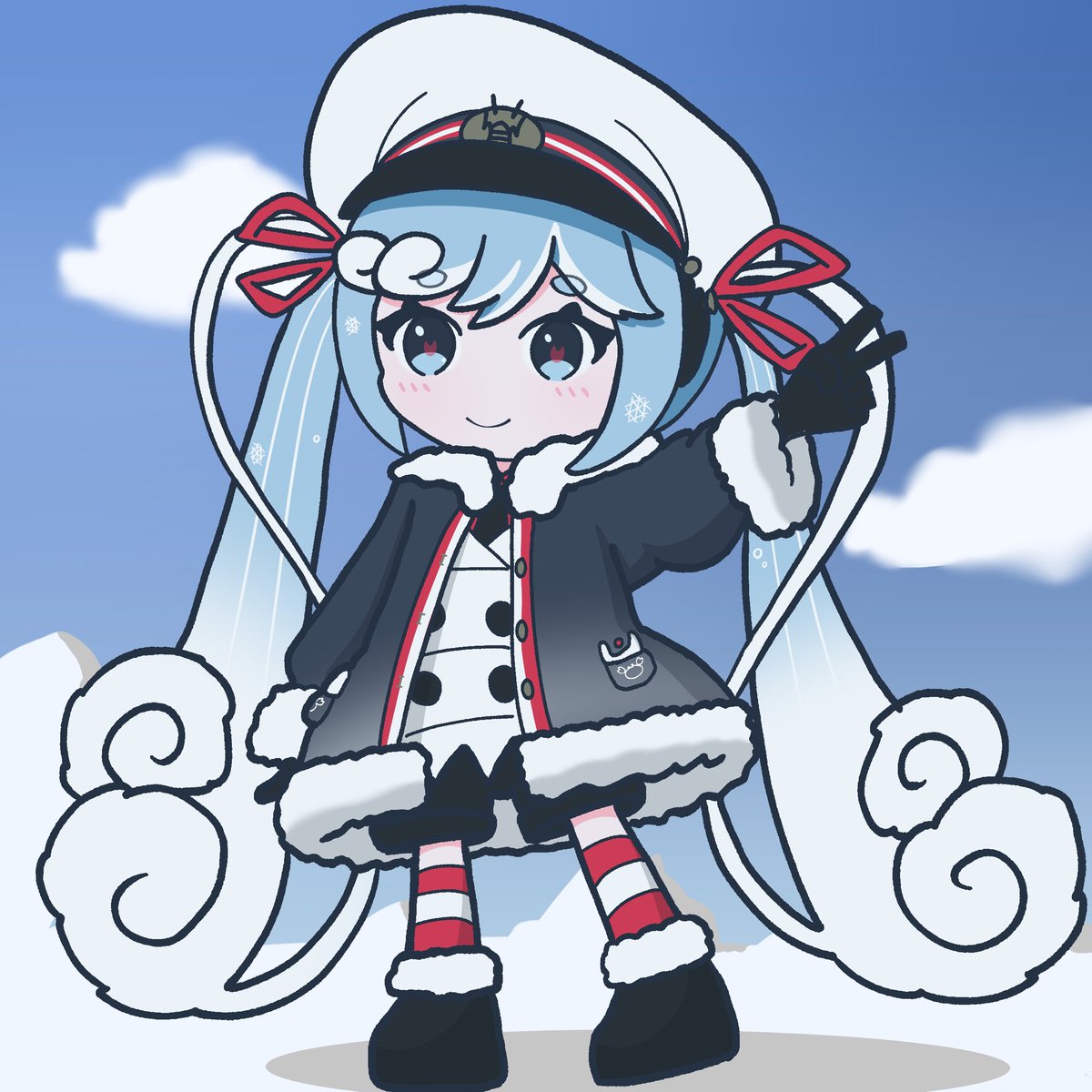 EHOUMAKI_4th's tweet photo. #雪ミク2022 https://t.co/RPDwwmB3c0
