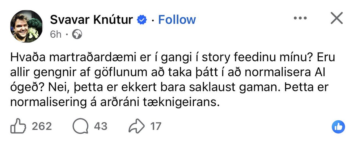 Þorvar Bjarmi tweet media