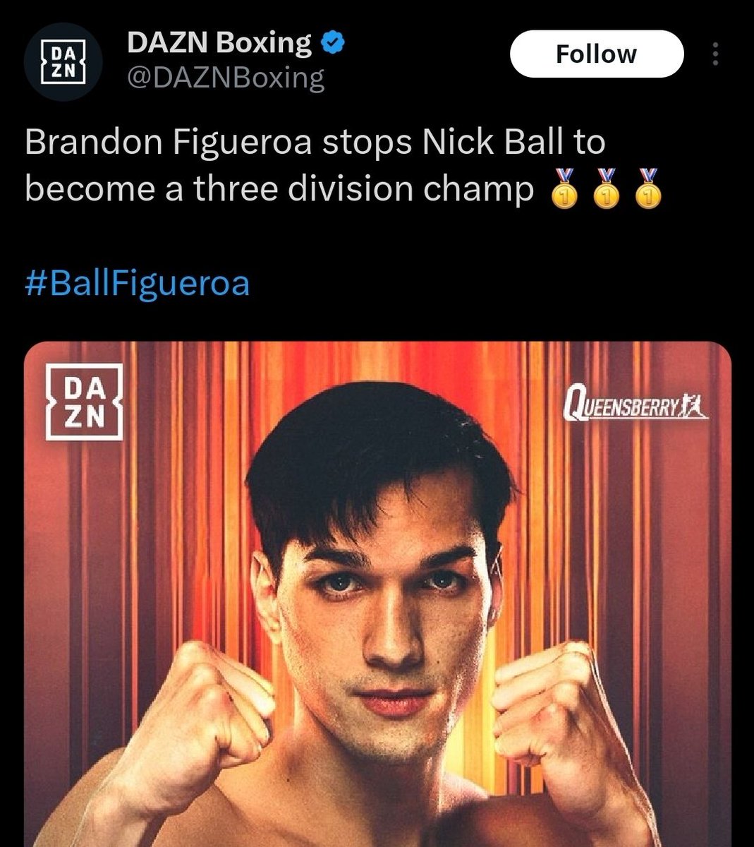 Using Math In Boxing He's won titles at 122 and 126. That's two. Not three. Basic ...