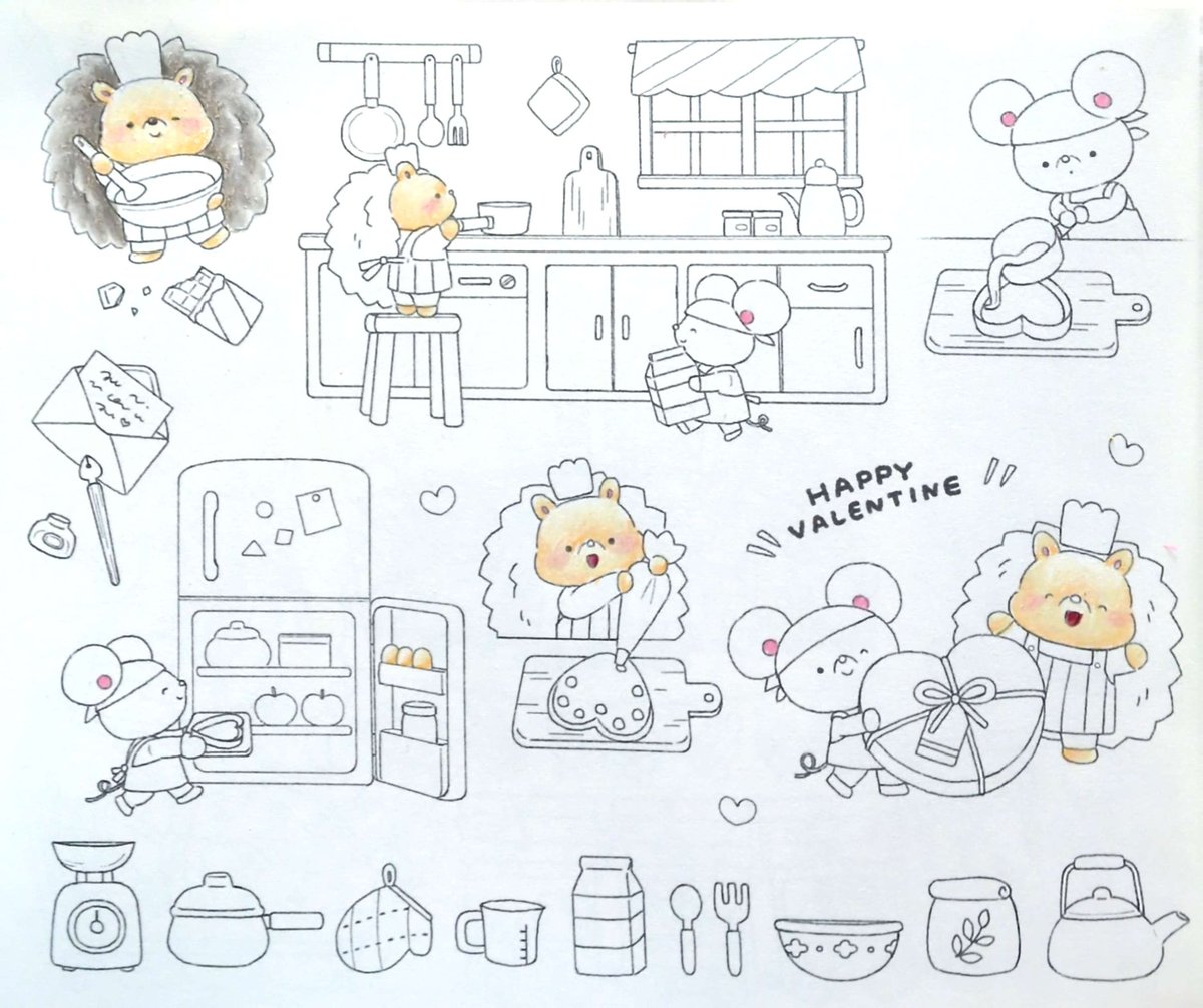 この線画を塗り始めました