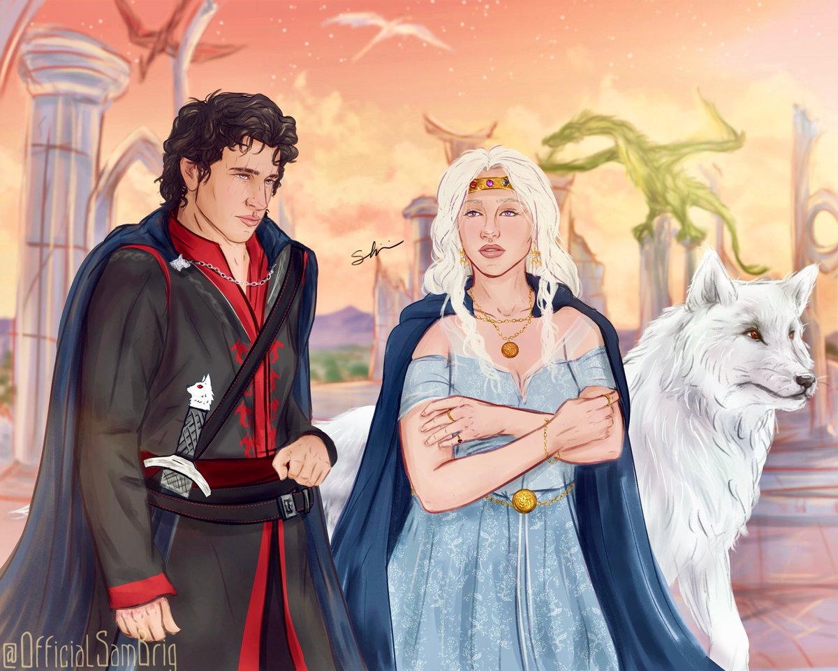 OfficialSamBrig's tweet photo. “The place where Rhaegar was born was now filled with the roar of dragons, as Jon and Dany gazed upon the ruined halls together for the first time”

#JonWeek2026 “Future Speculations” https://t.co/pQzIFHZGCh