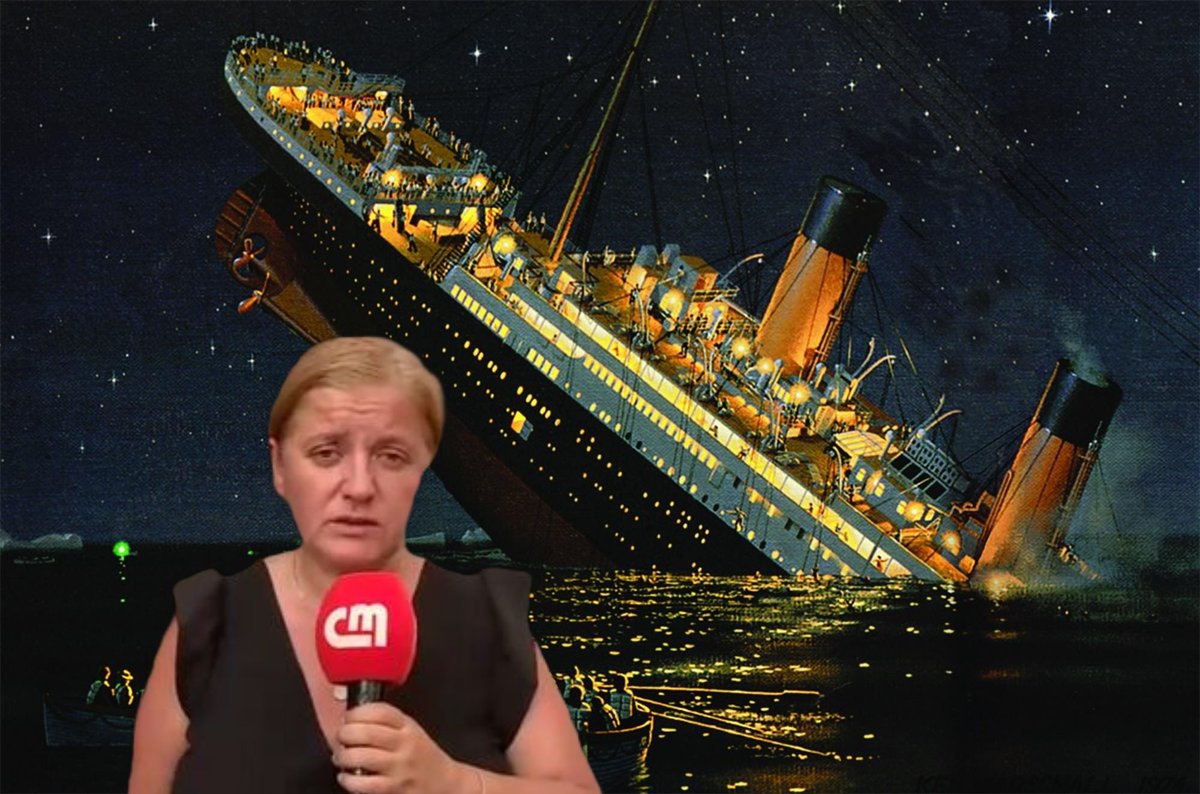 Se a CMTV existisse em 1912, eu sei para onde mandariam a Tânia Laranjo

"Estamos aqui em direto do Titanic que acabou de bater contra este iceberg e está a afundar, vamos agora falar com o comandante do navio"