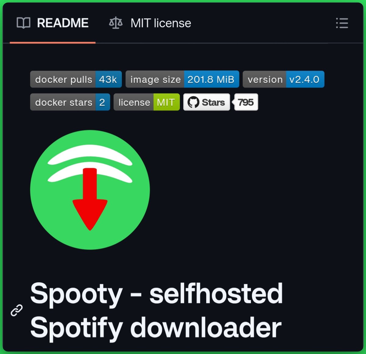 Self-hosted spotify downloader.