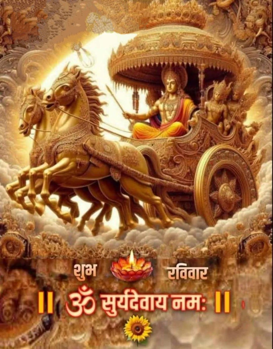 rameshp07577662's tweet photo. "संपूर्ण ब्रह्मांड के ज्योतिर्मय स्वामी, 
भगवान सूर्य देव का दिव्य प्रकाश जीवन में ज्ञान, स्वास्थ्य और सफलता का मार्ग प्रशस्त करे।
उनकी कृपा से हर अंधकार मिटे और हर हृदय में ऊर्जा का नया संचार हो।
ॐ आदित्याय नमः 🌞🙏Om Suriya Devaya Namaha https://t.co/KrAujQR6Qi