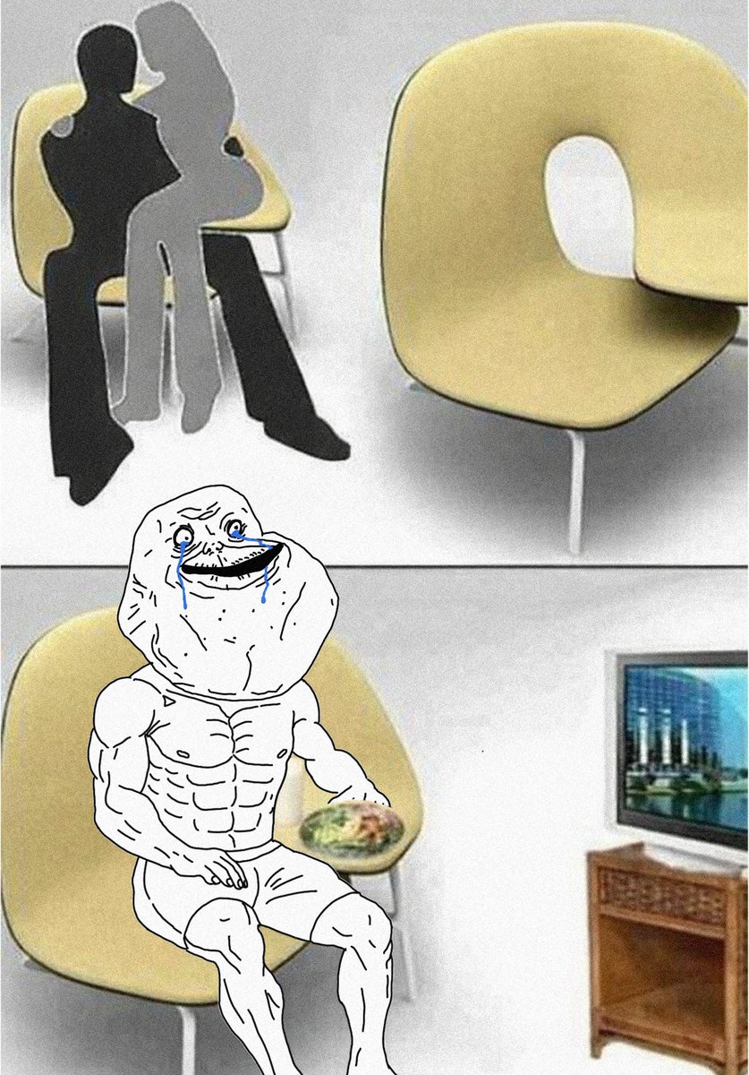 forever alone tweet media