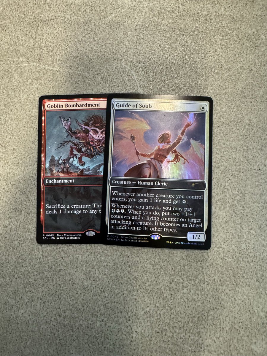 CubePresidente's tweet photo. 0-3 promo. Classic store champs. #mtglorwyn https://t.co/b8FqnGGvDp
