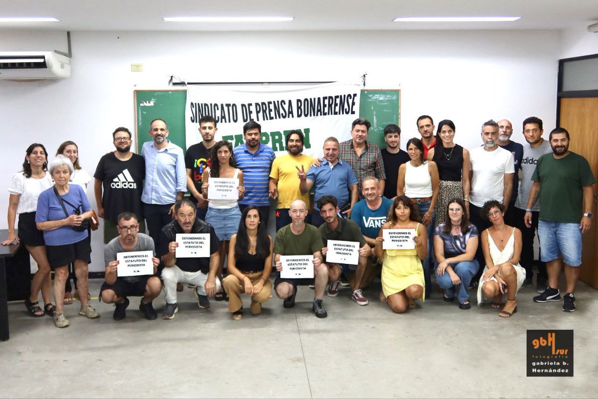 💪 Nos organizamos para defender el Estatuto del Periodista 

➡️Este Viernes 6 en <a href="/PeriodismoUNLP/">Periodismo UNLP</a>  nos reunimos periodistas, comunicadores y comunicadoras de la región, para seguir coordinando acciones.  

Toda la info en nuestra web: siprebo.com.ar/nos-organizamo…📷
