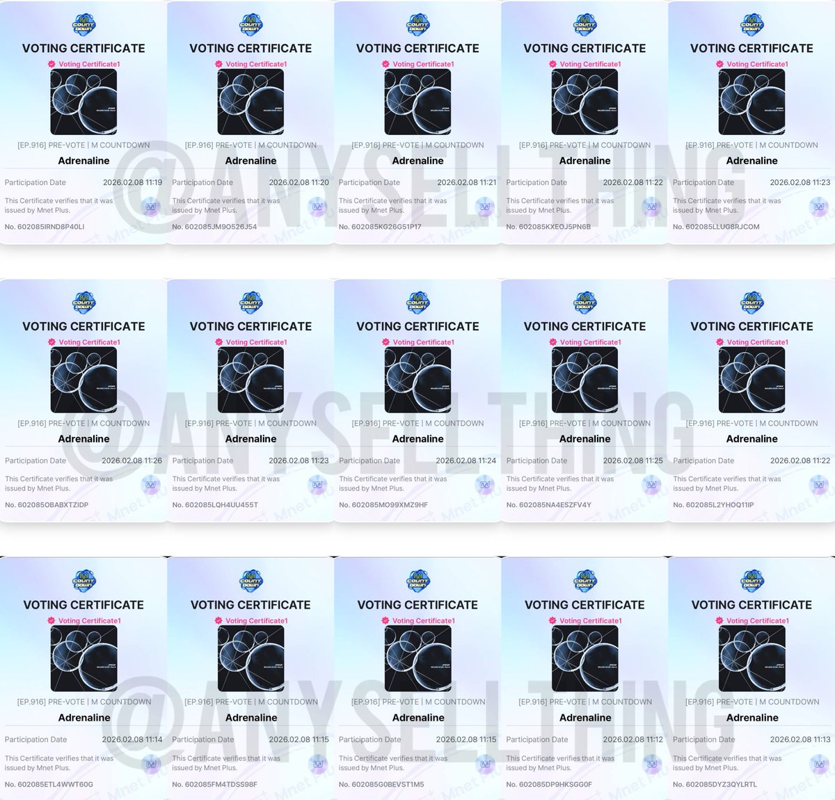 15🎟️ for #ATEEZ for completing the deal✅

#anysellthingproofs