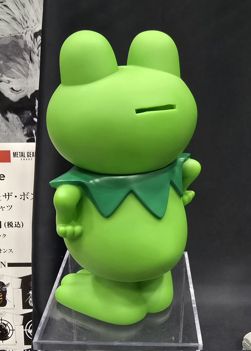 今回初出しのアイテム、ケロタン貯金箱です。 いつもの「イベントでは