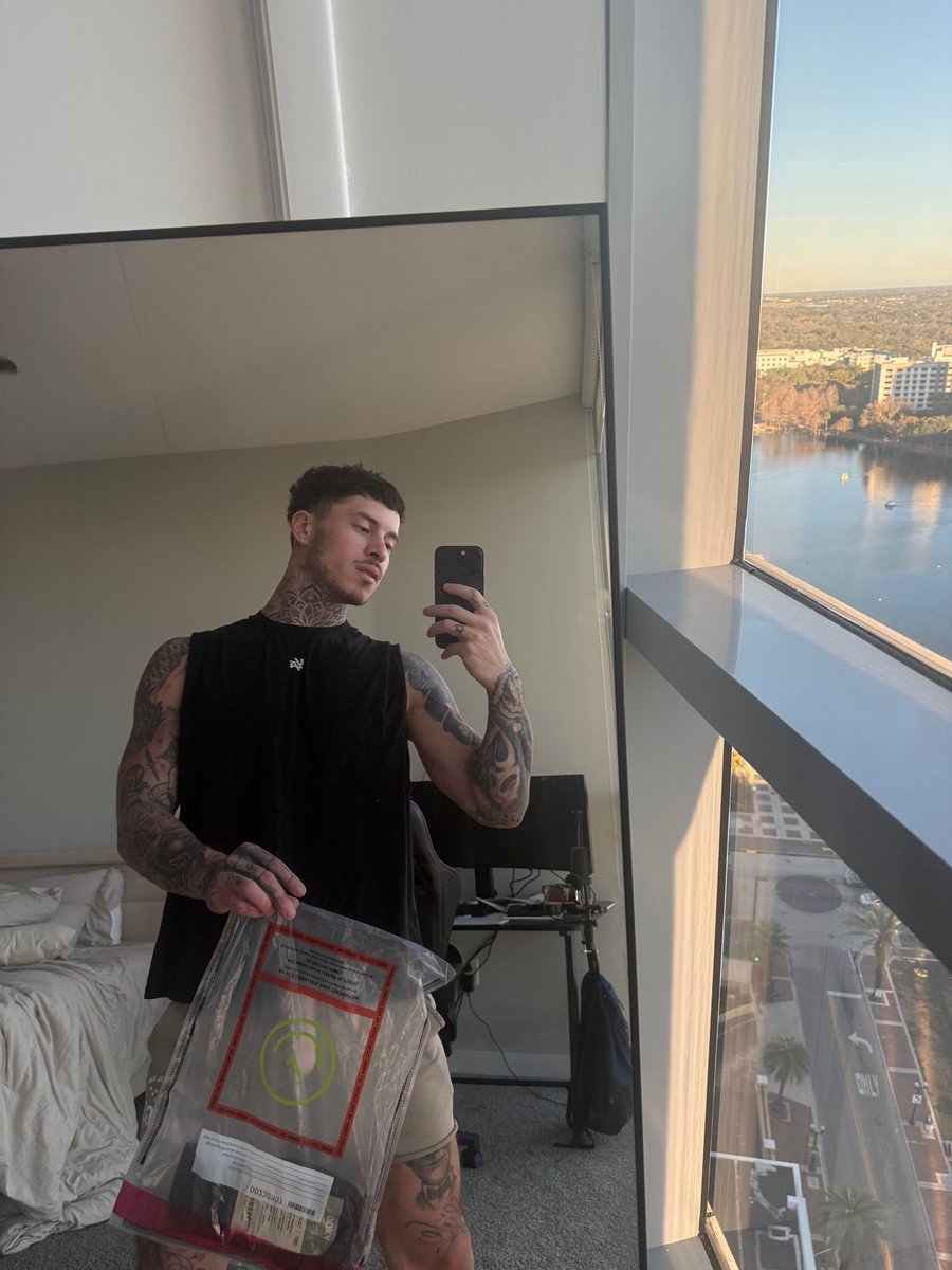 say hi then check ur dms