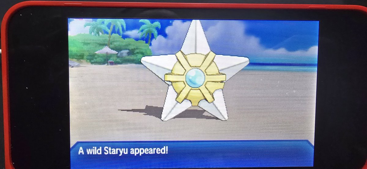 XaPhobia's tweet photo. So these happened in the past 24 hours. Two shiny staryu and a shiny sandygast. https://t.co/qRxhZ1AIOb