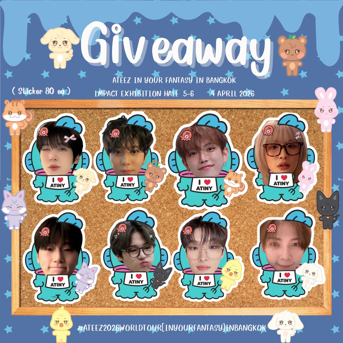 p_pxkbung's tweet photo. 🏴‍☠️𝓖𝓲𝓿𝓮𝓪𝔀𝓪𝔂 𝓯𝓸𝓻 𝓪𝓽𝓲𝓷𝔂 
( #In_Your_Fantasy_BKK )

🗓️ : 4 APRIL 2026
📍 : IMPACT EXHIBITION HALL 5-6
⏰ : TBA

Exchange DM 🗯️

#ATEEZINBANGKOK #ATEEZinBKK https://t.co/mBTJgUg0YO