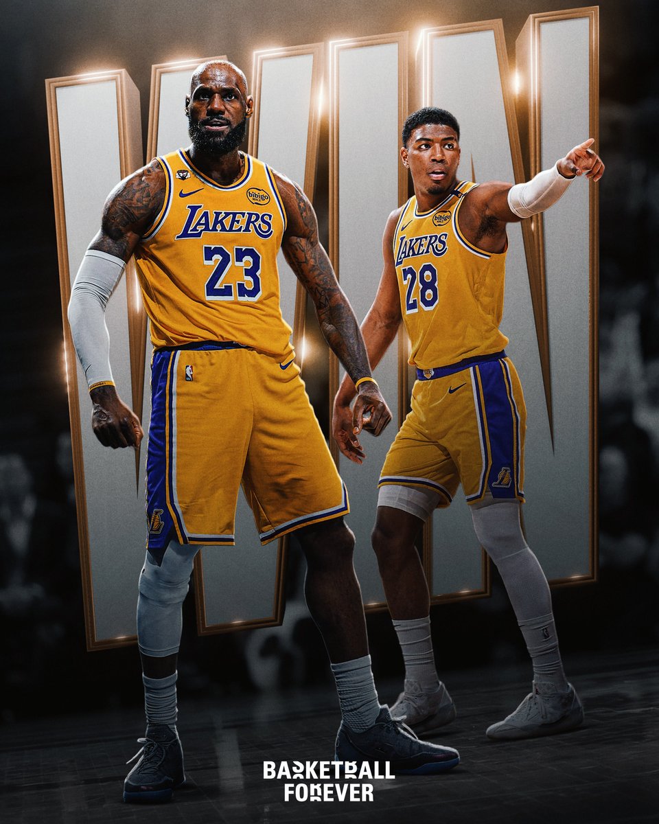 LeBron James with 20 PTS, 7 REB, 10 AST, 1 STL, 1 BLK as the Lakers get the 105-99 WIN over the Warriors 🔥

Rui Hachimura: 18 PTS, 1 BLK