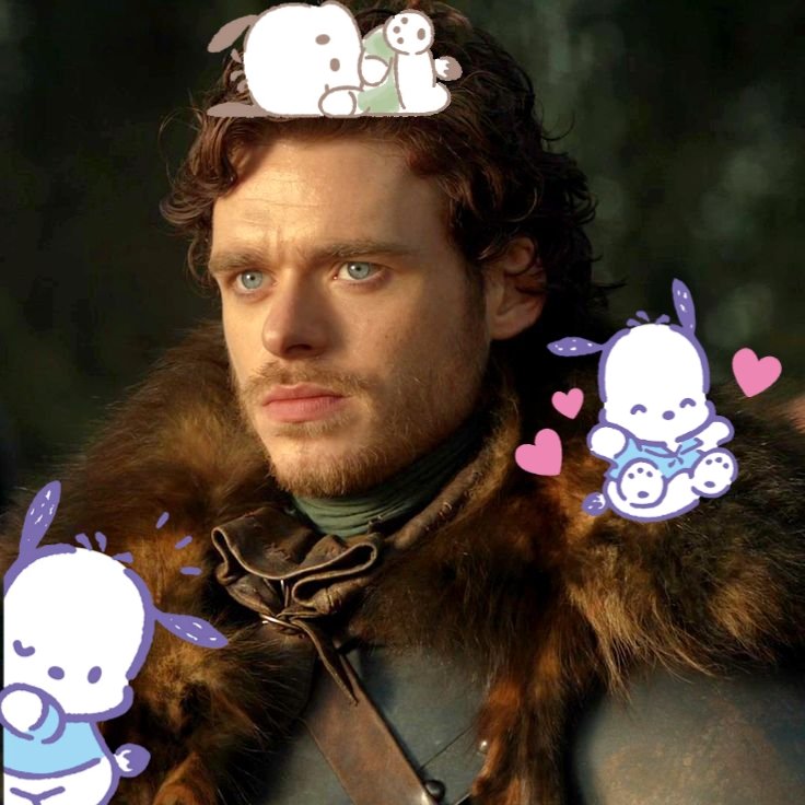Robb Stark &amp; Pochacco <3