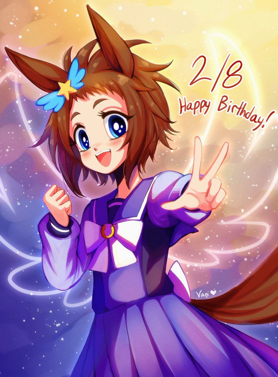 VaniCandy_'s tweet photo. HAPPY BIRTHDAY TO MY BEAUTIFUL AND HEROIC DAUGHTER

#ビコーペガサス生誕祭2026 #umamusume https://t.co/x5xjyZpy3K