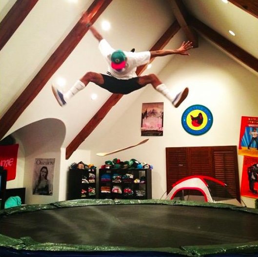 El cuarto de Tyler The Creator entre 2012 y 2015 durante la grabacion y creacion de CHERRY BOMB 🌈