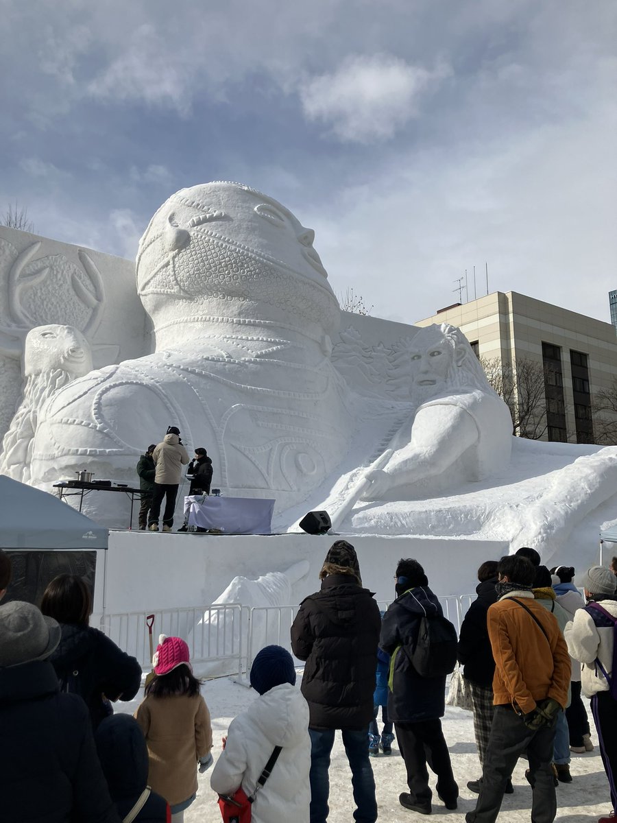flotational's tweet photo. さっぽろ雪まつり https://t.co/RZcgBAVavj