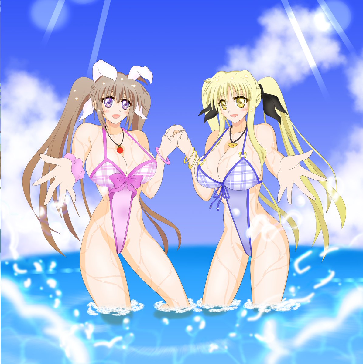 arondight_nya's tweet image. #なのは

ちょっぴりシゲキ的なver.も置いときますね
（せんしてぃぶだったら消すかも）