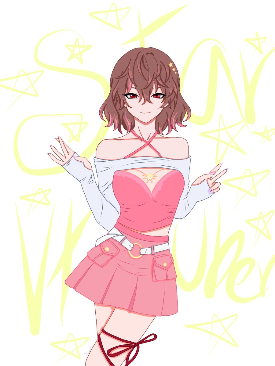 StarVT_fan's tweet photo. Hola enanitos y Star, vengo a dejar mi primer dibujo de la enana, espero les guste(casi me quedo sin dedo). 
@starvtuber2 
#dibujo #digitalart https://t.co/NND1eKq2R4