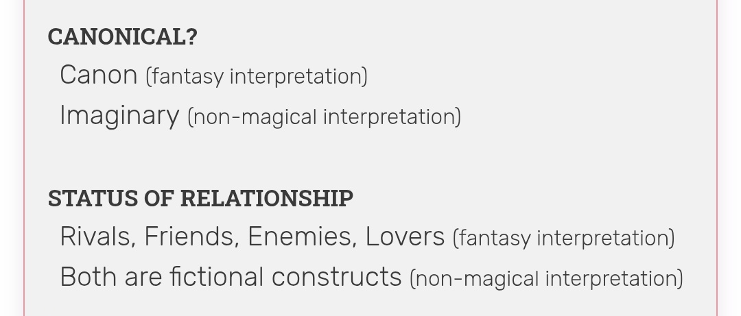 femme_seme's tweet photo. the characters in your ship have an ambiguous relationship. the characters in my ship are possibly not even real and instead just literary devices used to drive home the themes of the story. we are not the same. https://t.co/3hWoQm1X6o