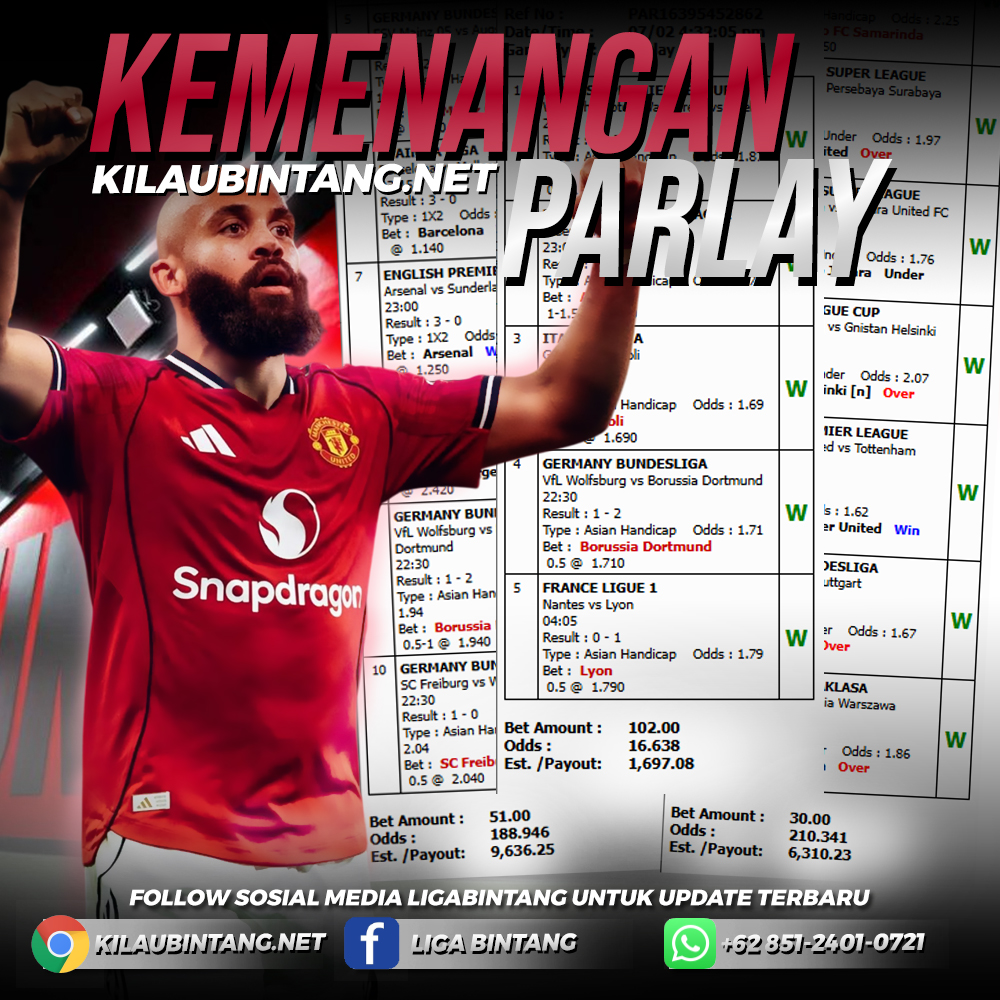 Ligabintang_Web's tweet photo. Info Jackpot Mix Parlay Liga Bintang Hari ini!
Login Ke Dalam Akun Dan Raih Kemenangan Bersama LIGA BINTANG !!

Jadwal &amp; Prediksi Bola Lengkap >>> https://t.co/qBte2q1KW2
Telegram >>> @ligabintangofficial_bot https://t.co/HbaspOEurT