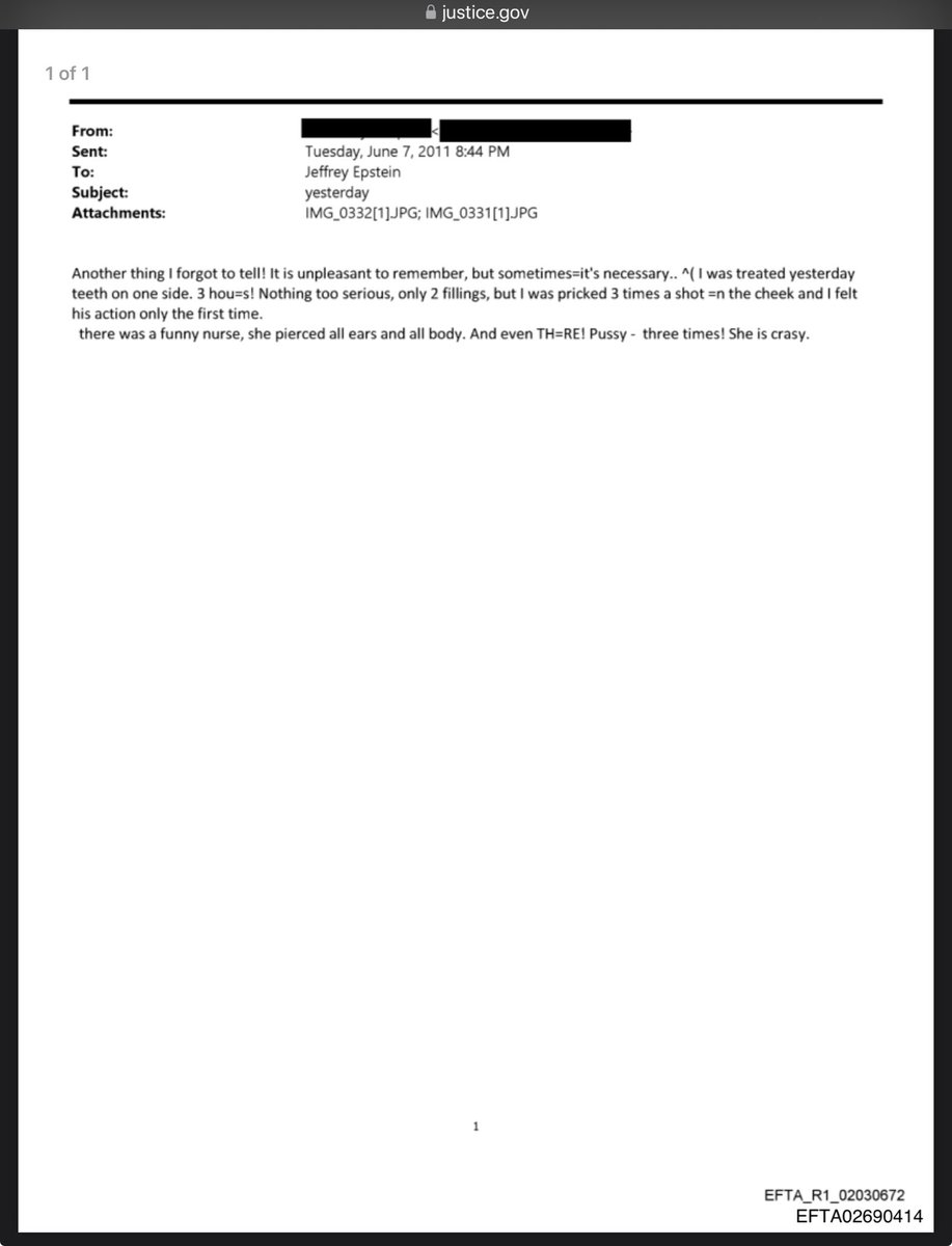 CommunistEntity's tweet image. WTF is happening to Epstein’s victims at the dentist