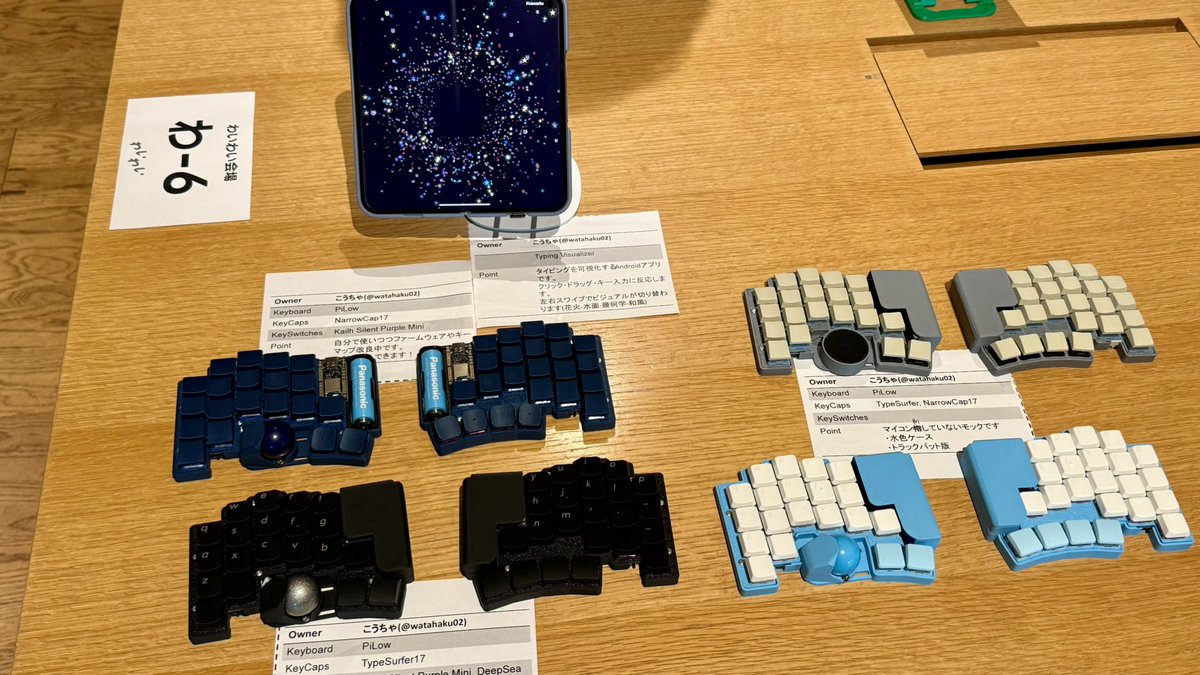 わ-6に展示させてもらってます！
#天キー