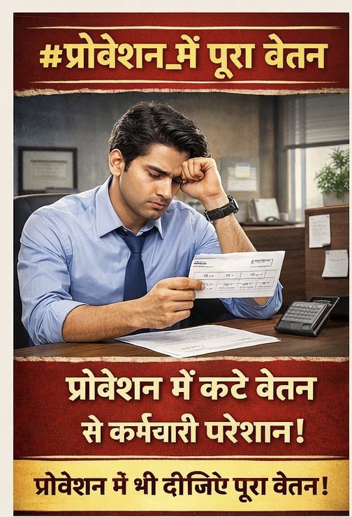 प्रोबेशन का उद्देश्य सुधार और सीख होता है,
न कि आर्थिक अस्थिरता पैदा करना।
आधा वेतन इस उद्देश्य को पूरी तरह विफल करता है।
<a href="/Jobner_Vivek/">Vivek Choudhary</a> <a href="/LDCsangh/">LDC संघ राजस्थान</a> <a href="/BhajanlalBjp/">Bhajanlal Sharma</a> <a href="/RajCMO/">CMO Rajasthan</a> <a href="/KumariDiya/">Diya Kumari</a> <a href="/jawaharbedam/">JAWAHAR SINGH BEDHAM</a> <a href="/VasundharaBJP/">Vasundhara Raje</a>
#प्रोबेशन_में_पूरा_वेतन