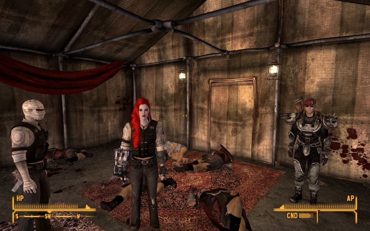 Taking out Caesar's Legion with my wife and bestie, who both fucking hate Caesar's Legion. 🖤