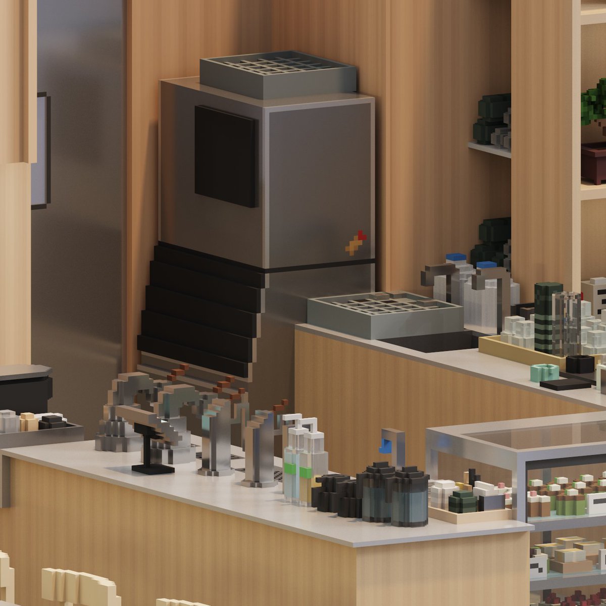 friedvoxels's tweet photo. late repost (i'm alive) - Nizu Cafe
[Cafe Hopping in Vancouver]

#voxel #art #3D https://t.co/yfBaJcIJAR