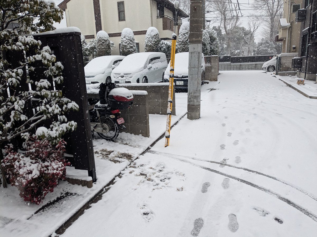 うむ、雪の為楽し過ぎて無駄にガソリン使ってしまったジャマイカ⁂ヽ