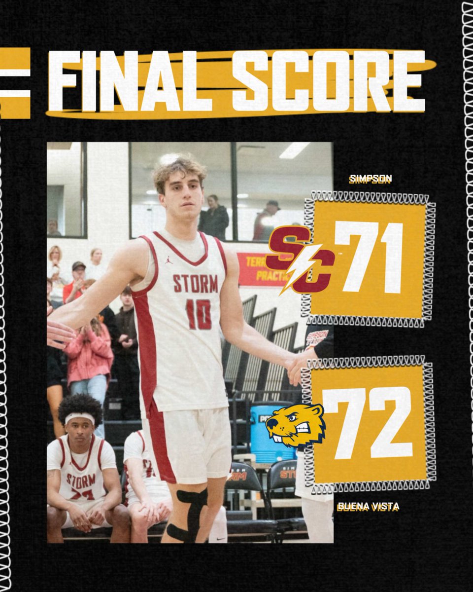 Simpson Men's Basketball tweet media