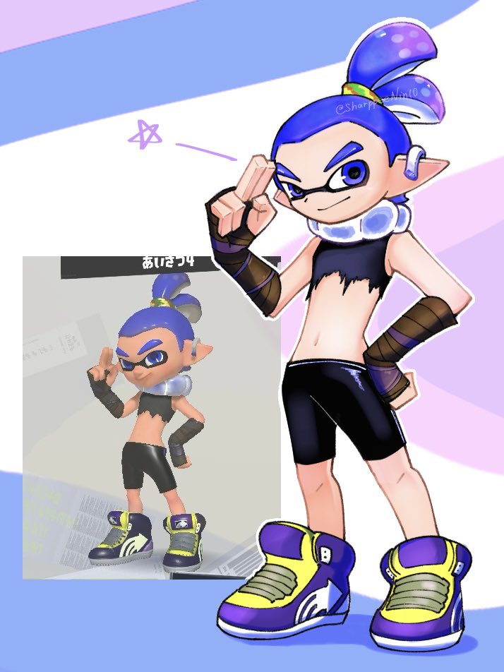 Spen_blue's tweet photo. Before の手グセの良さも取り入れつつ加筆修正して完成💖 https://t.co/9oLq5ki2LK