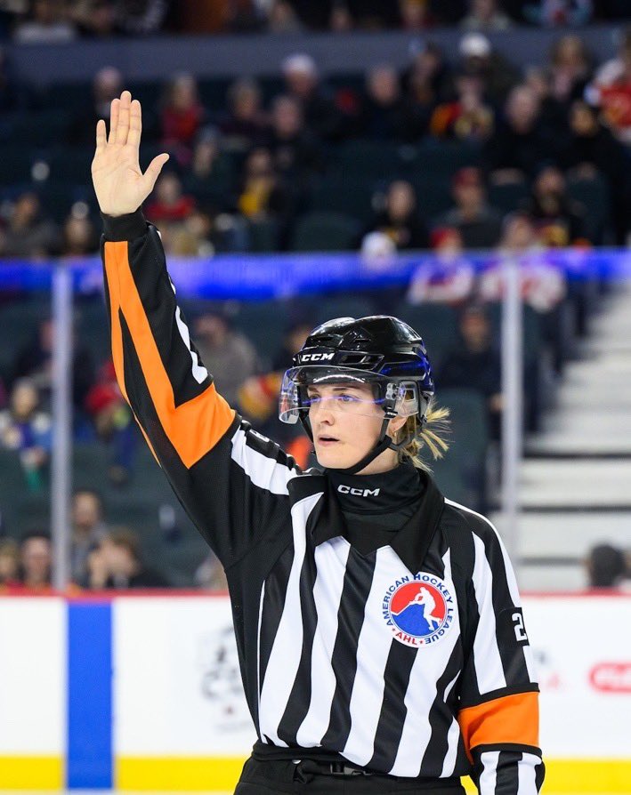 PremierScottMoe's tweet image. Weyburn’s Alex Clarke is balancing family, farm life and a demanding career — all while officiating hockey on the world stage.

Proud to see her representing Saskatchewan at the Olympics. 

Enjoy the moment, Alex. 🇨🇦🏒