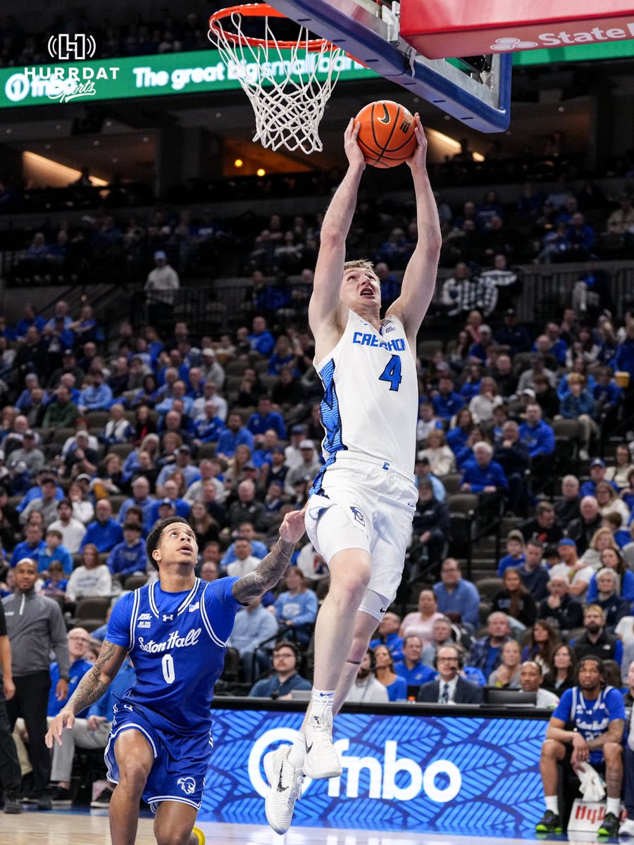 Creighton trails Seton Hall by just two at the half, 34-32.

Isaac Traudt lit up CHI in the first half, going 5-8 from the arch with 5 rebounds.